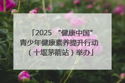 2025 “健康中国” 青少年健康素养提升行动（十堰茅箭站）举办