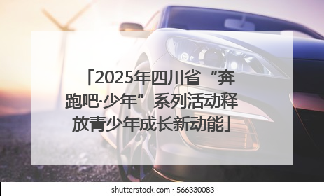 2025年四川省“奔跑吧·少年”系列活动释放青少年成长新动能