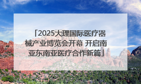 2025大理国际医疗器械产业博览会开幕 开启南亚东南亚医疗合作新篇