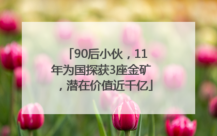90后小伙，11年为国探获3座金矿，潜在价值近千亿